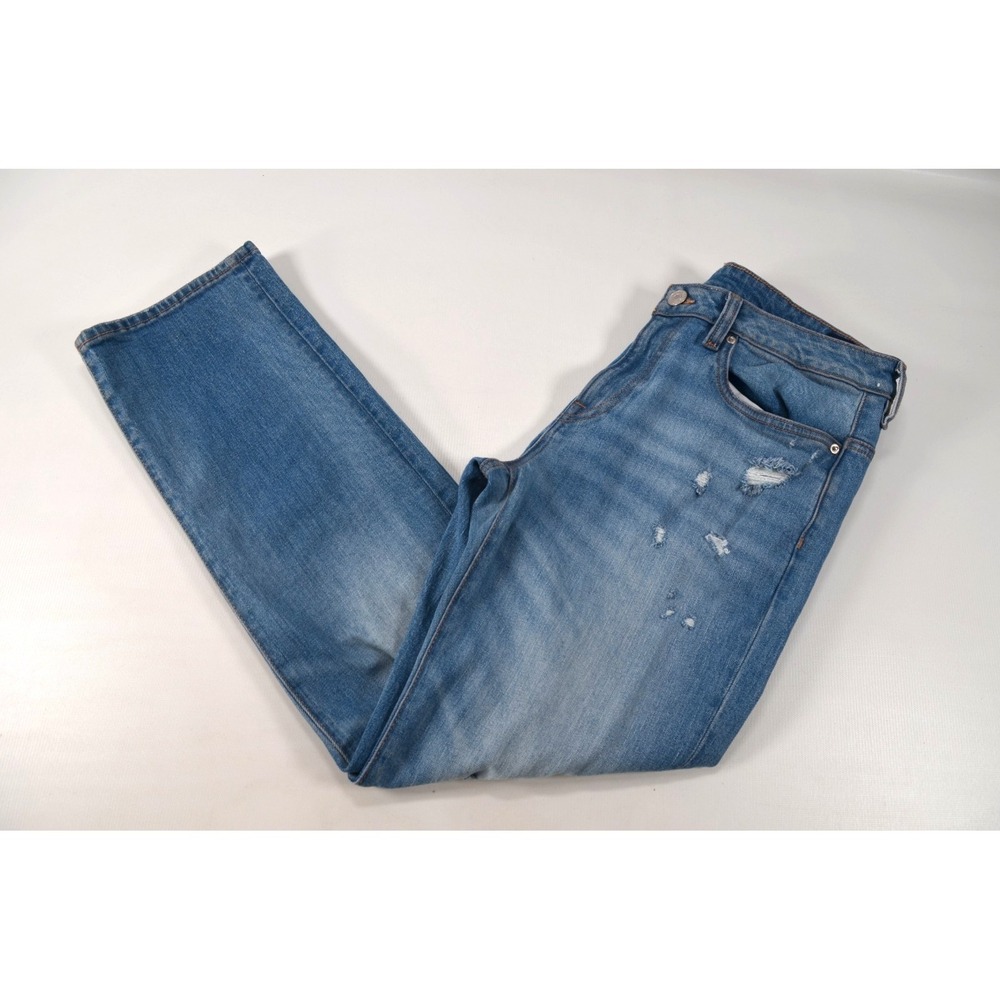 David Bitton Buffalo Distressed Jeans‎ Straight Six Mens 33x30 (fits 34x29)
